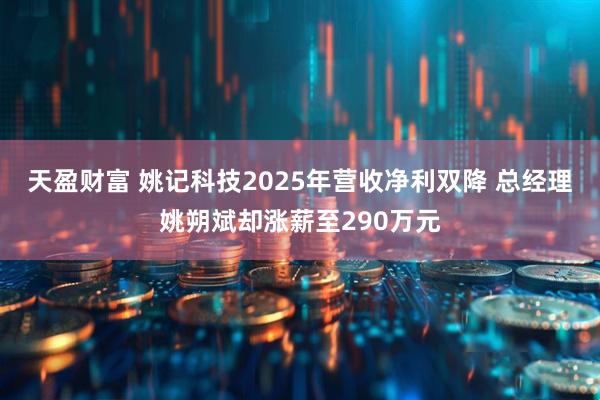 天盈财富 姚记科技2025年营收净利双降 总经理姚朔斌却涨薪至290万元