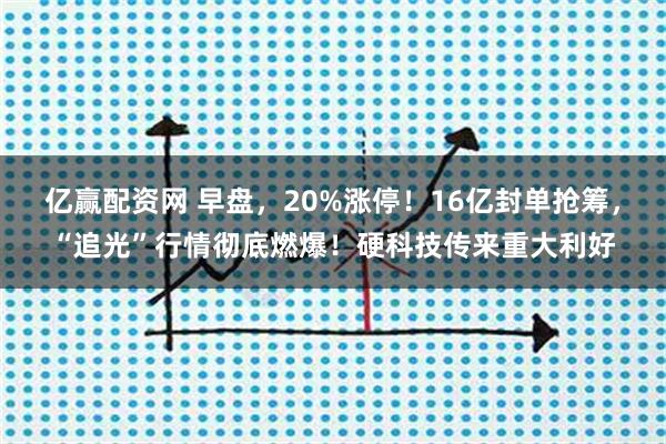 亿赢配资网 早盘，20%涨停！16亿封单抢筹，“追光”行情彻底燃爆！硬科技传来重大利好